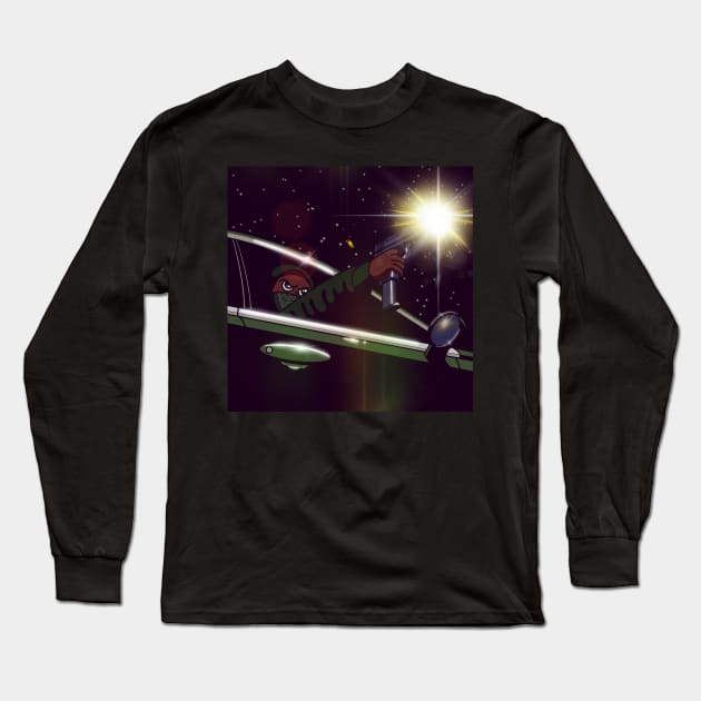 Shooting Stars Long Sleeve T-Shirt by artofbryson